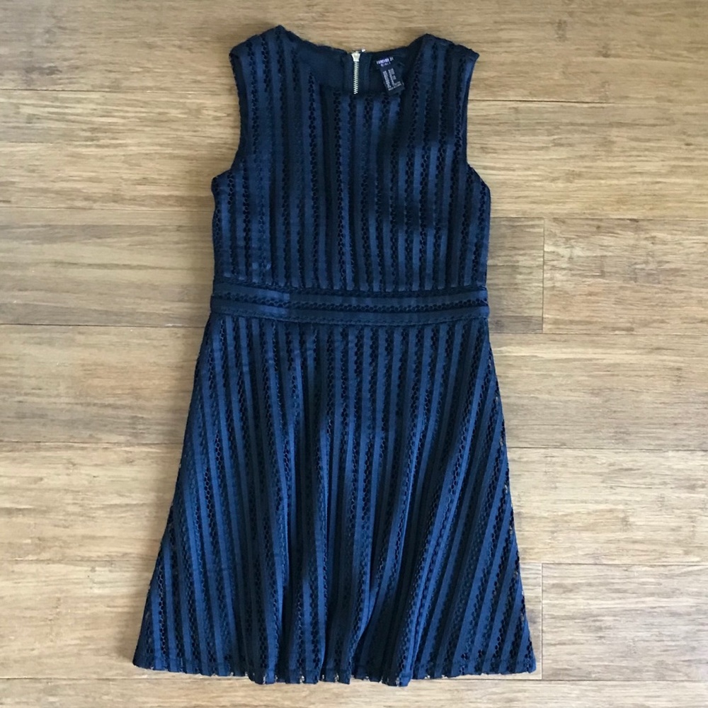 Forever 21 Girls Black Lace Dress